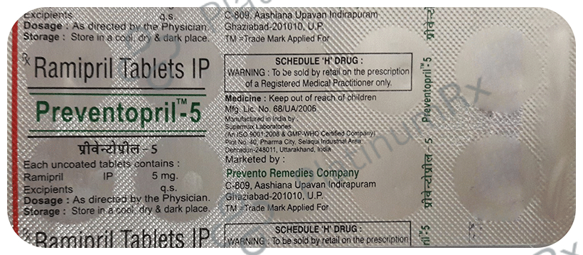 Preventopril 5 Tablet