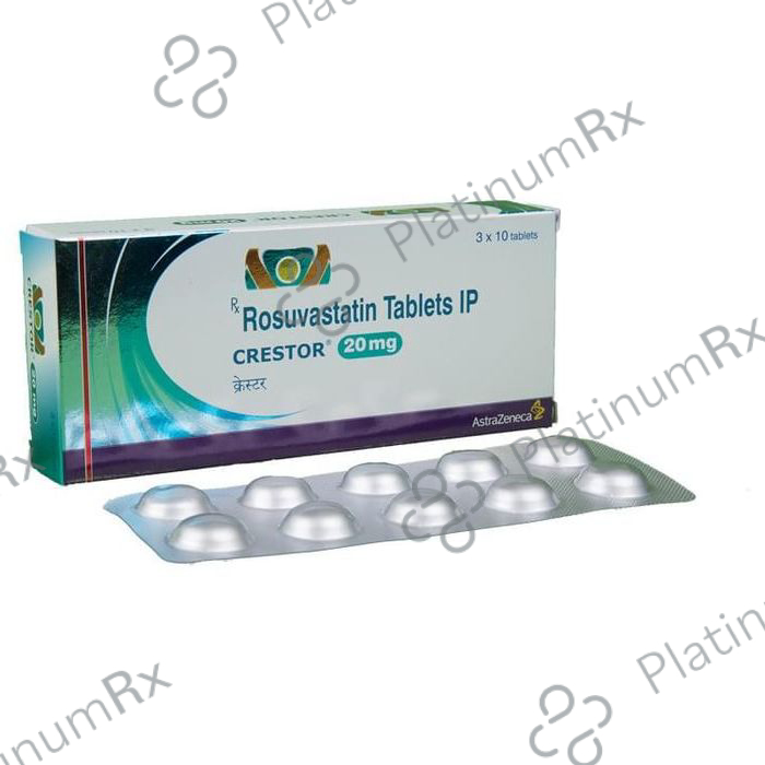 Crestor 20mg Tablet 10s