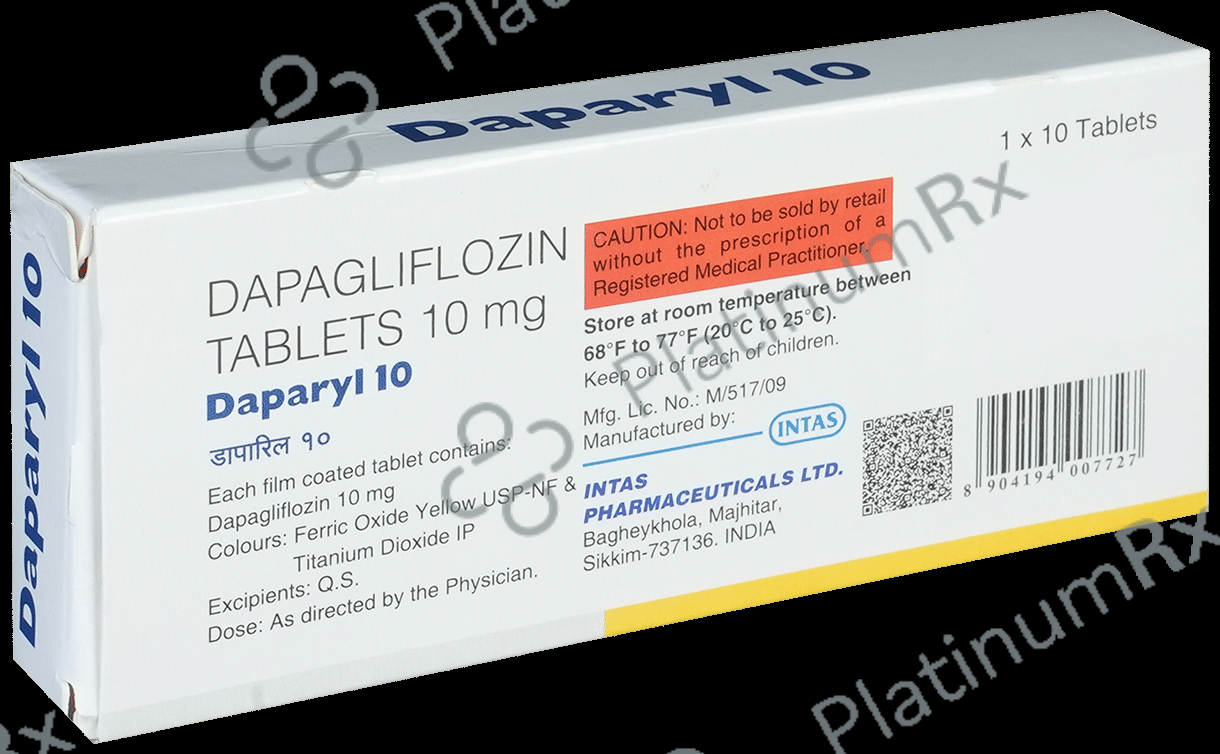 Daparyl 10mg Tablet 10s