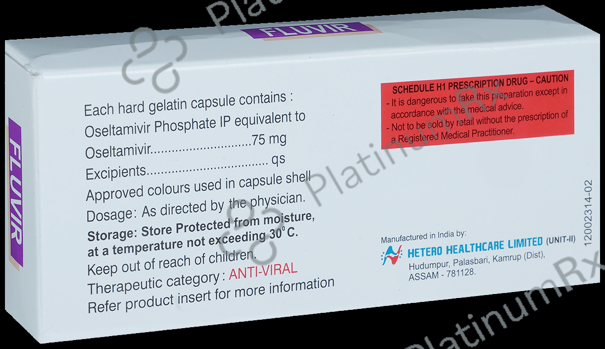Fluvir 75mg Capsule 10s