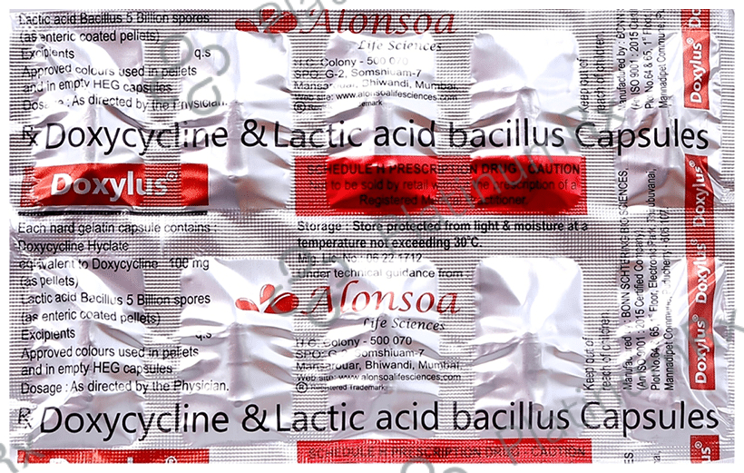 Doxylus 100mg Capsule