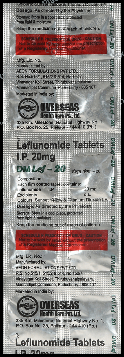DM Lef 20mg Tablet 10s