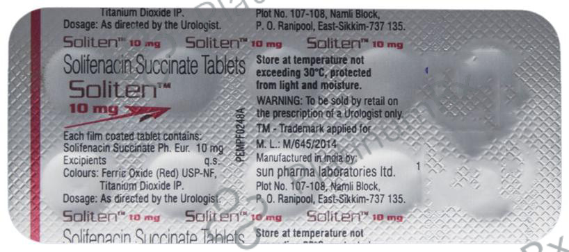 Soliten 10mg Tablet 10s
