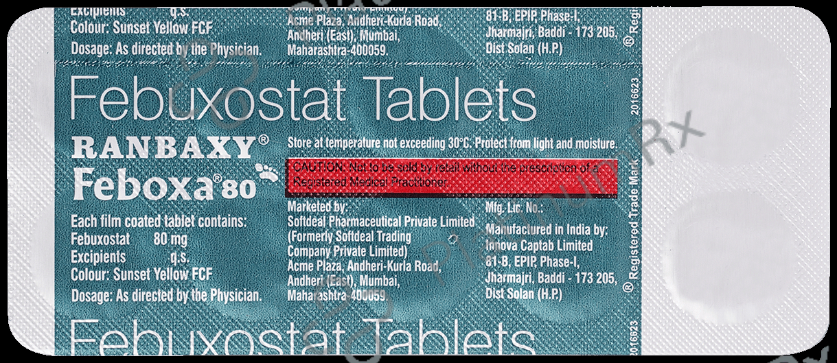 Feboxa 80mg Tablet 10s