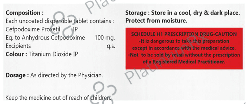 Vaxdox 100mg Tablet DT