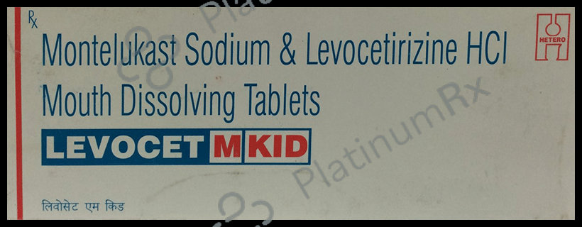 Levocet M 2.5/4mg Kid Tablet MD 10s