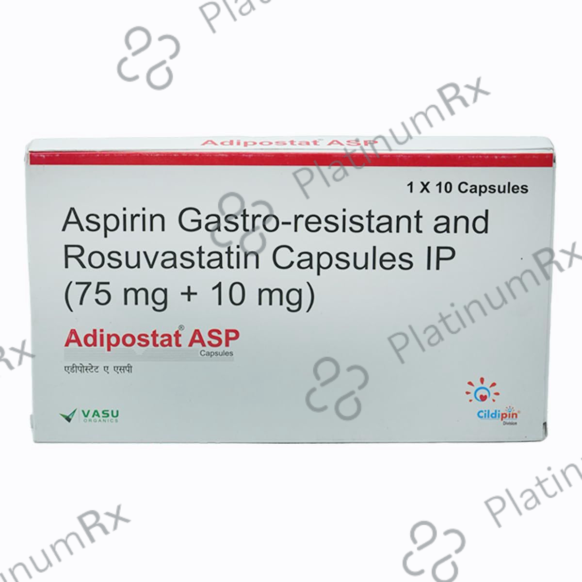Adipostat ASP 75/10mg Capsule 10s