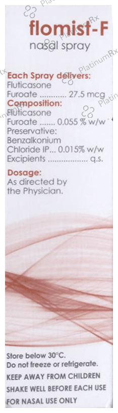 Flomist F 27.5mcg Nasal Spray 120MDI
