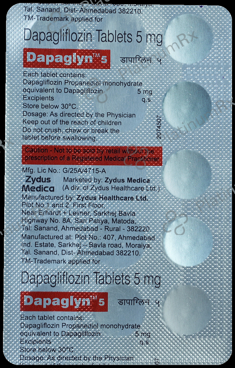 Dapaglyn 5 Tablet 15 Tablet