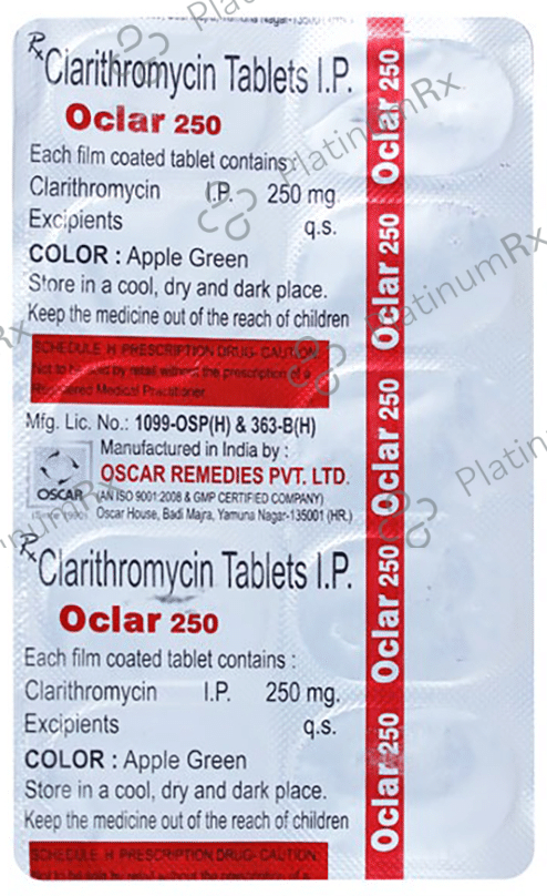 Oclar 250 Tablet