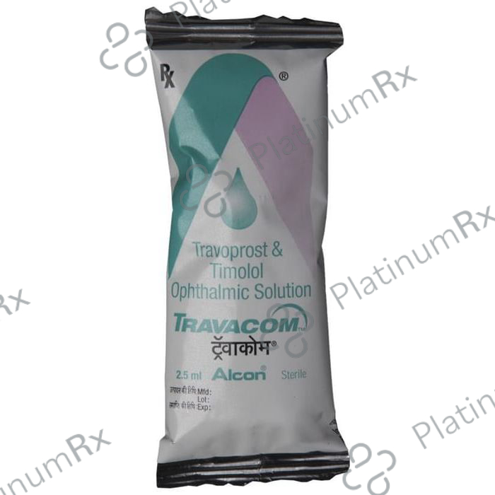 Travacom 5mg/40mcg Eye Drop 1s