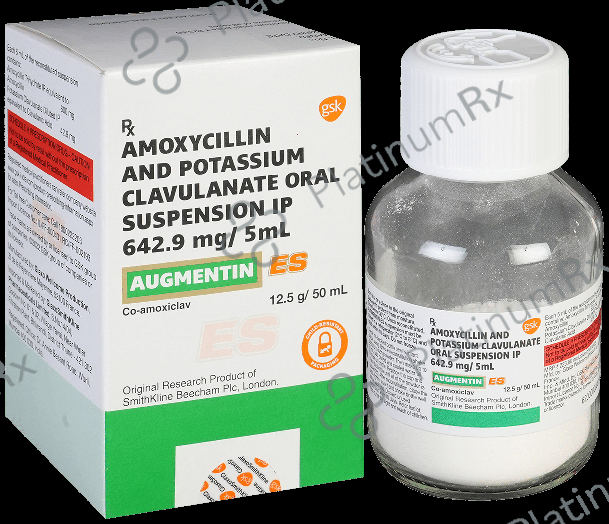 Augmentin ES 600/42.9mg Oral Suspension 50ml