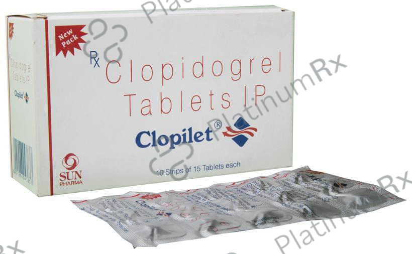 Clopilet 75mg Tablet 15s