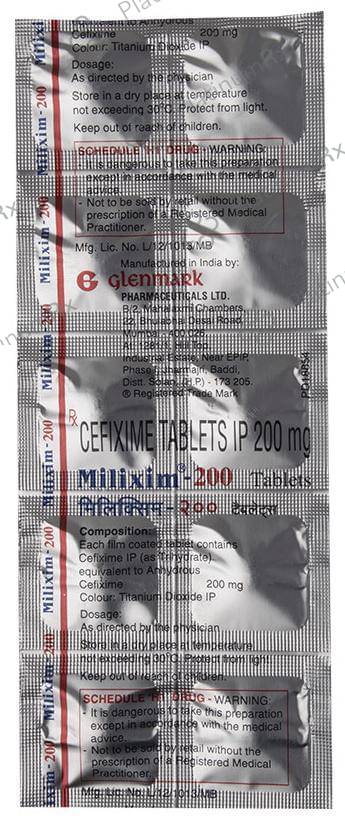Milixim 200mg Tablet 10s