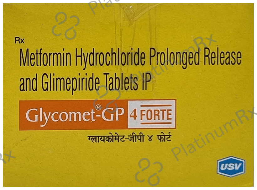 Glycomet GP 4/1000mg Forte Tablet PR 10s