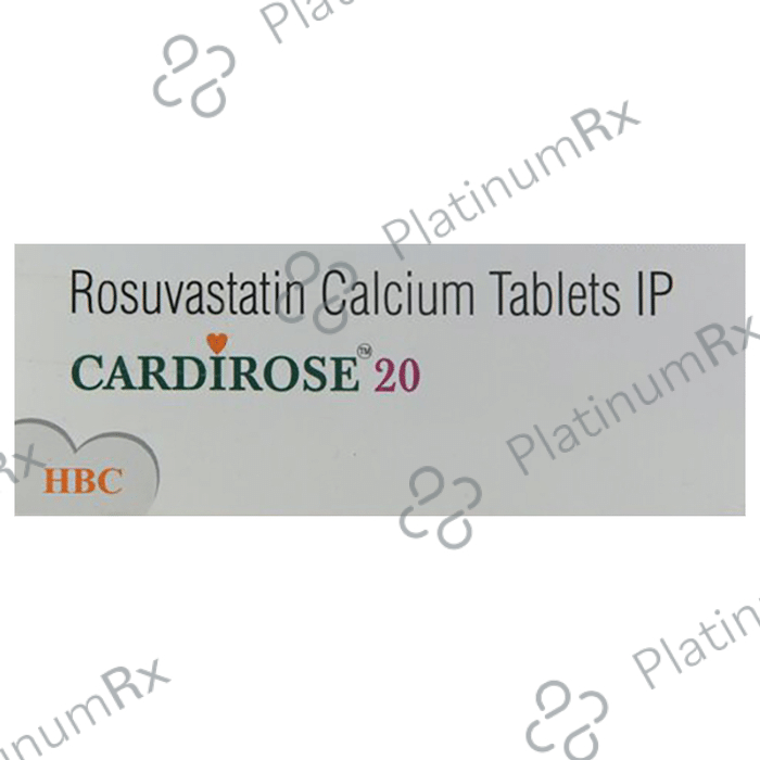 Cardirose 20mg Tablet 10s