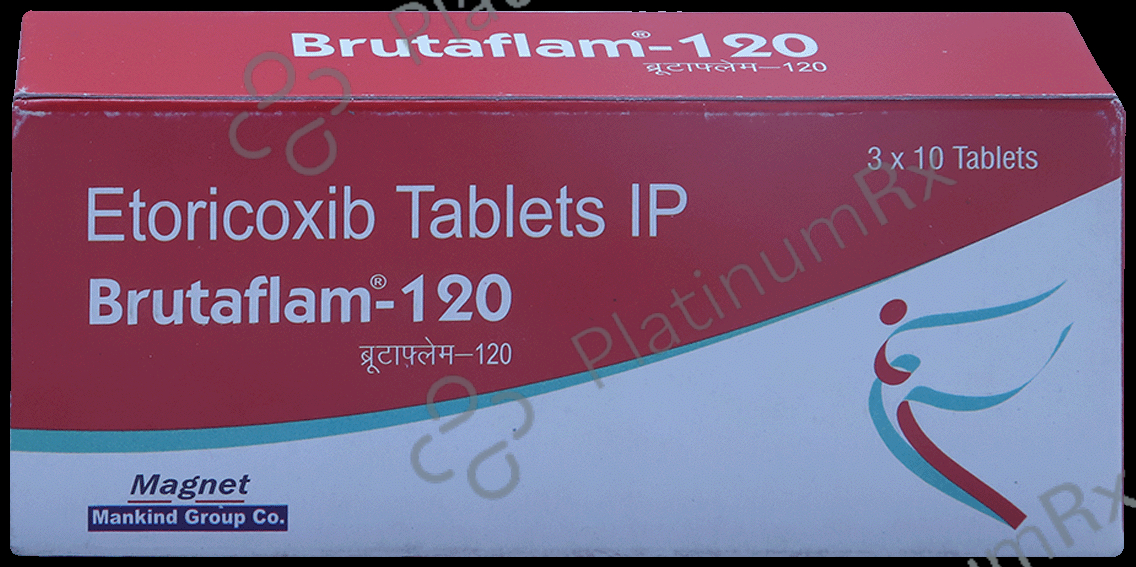 Brutaflam 120mg Tablet 10s