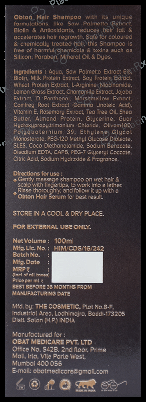 Obat Obton Hair Shampoo