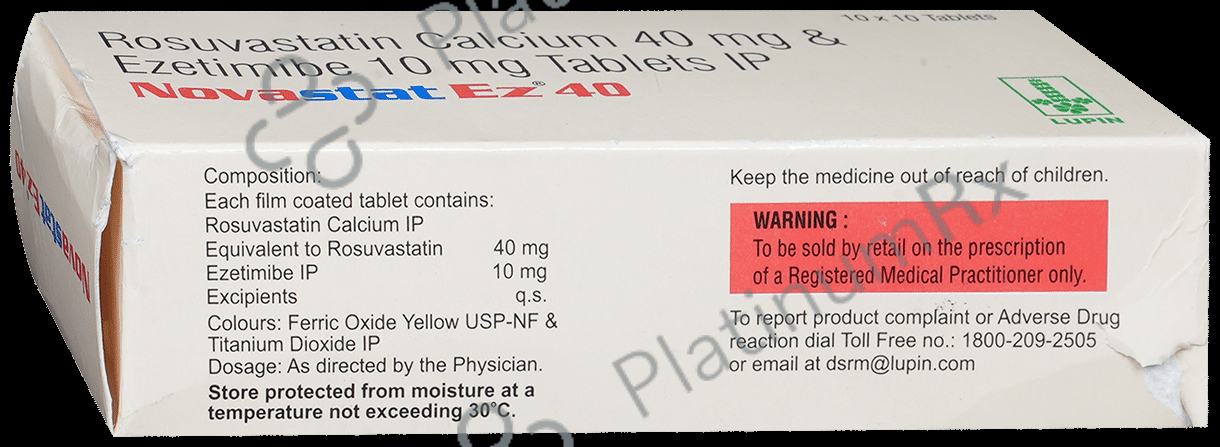 Novastat EZ 40/10mg Tablet 10s