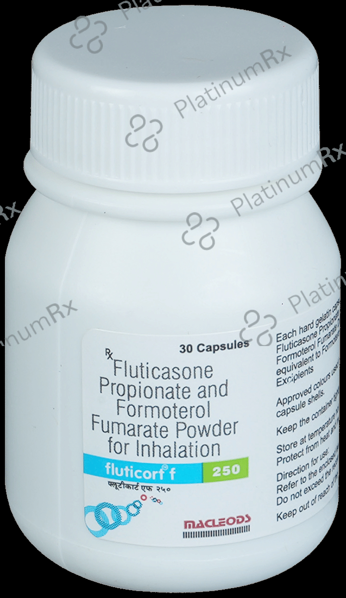 Fluticort F 250/6mcg Capsule 30s