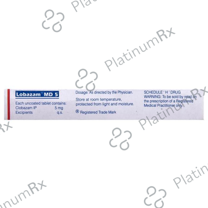Lobazam 5mg Tablet