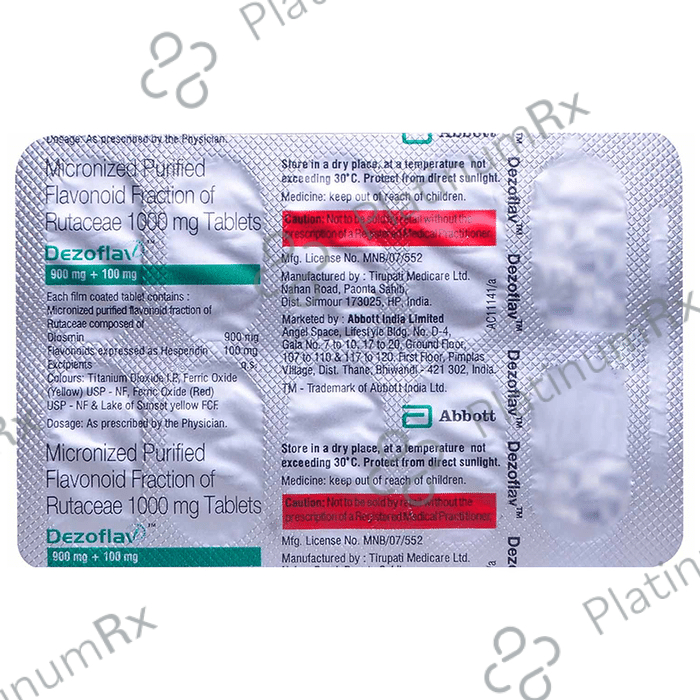 Dezoflav 1000mg Tablet 10s