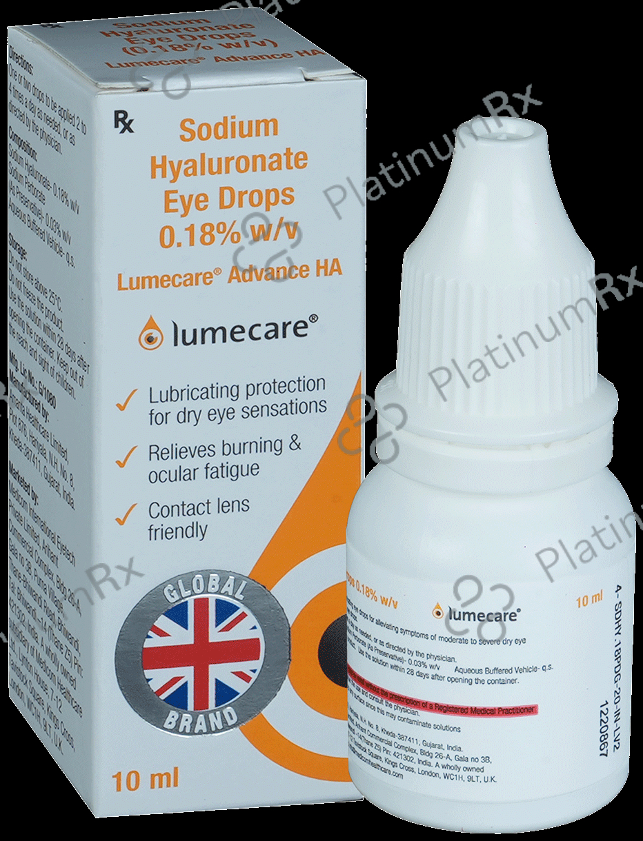 Lumecare Advance HA Eye Drop