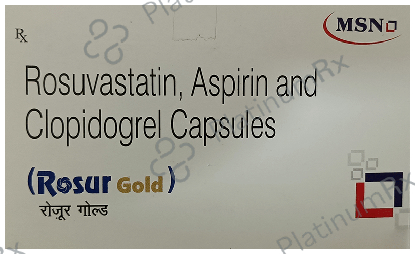 Rosur Gold 10/75/75mg Capsule 10s