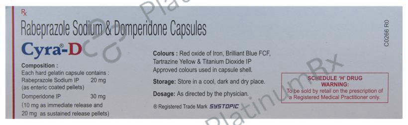Cyra D 30/20mg Capsule SR 10s