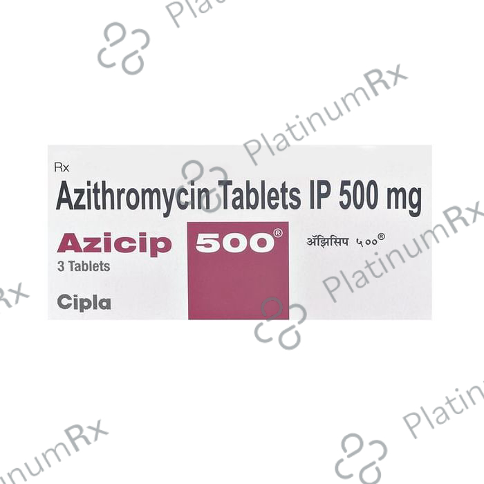 Azicip 500 Tablet