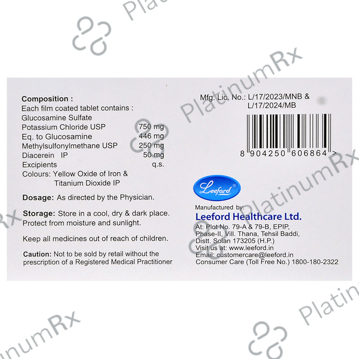 Glucozone 50/750/250mg Tablet 10s