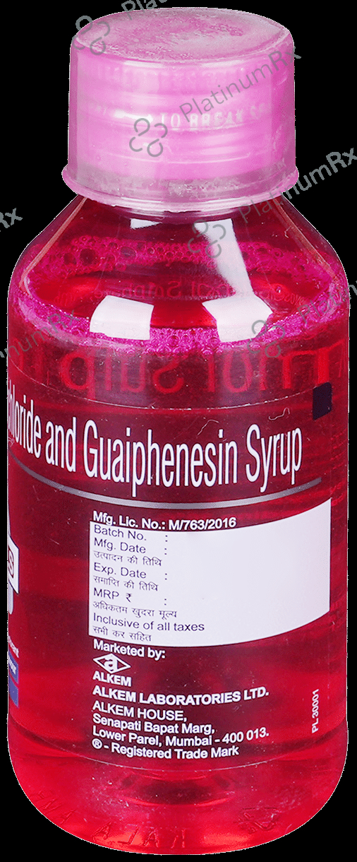 Eascof-LS Syrup Strawberry Raspberry Menthol Sugar Free