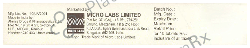 Arbitel CT 40/6.25mg Tablet 10s