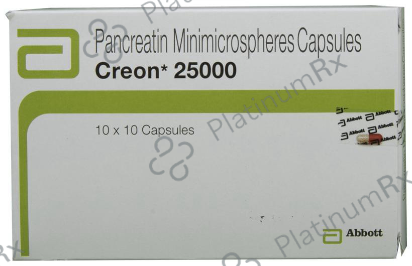 Creon 25000/300mg Capsule 10s