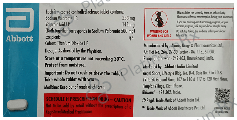 Epilex Chrono 500 Eazy Glide Tablet CR