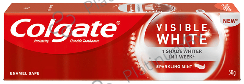 Colgate Visible White Teeth Whitening Fluoride Toothpaste 50gm