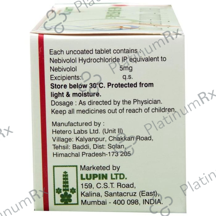 Nebistar 5mg Tablet 15s