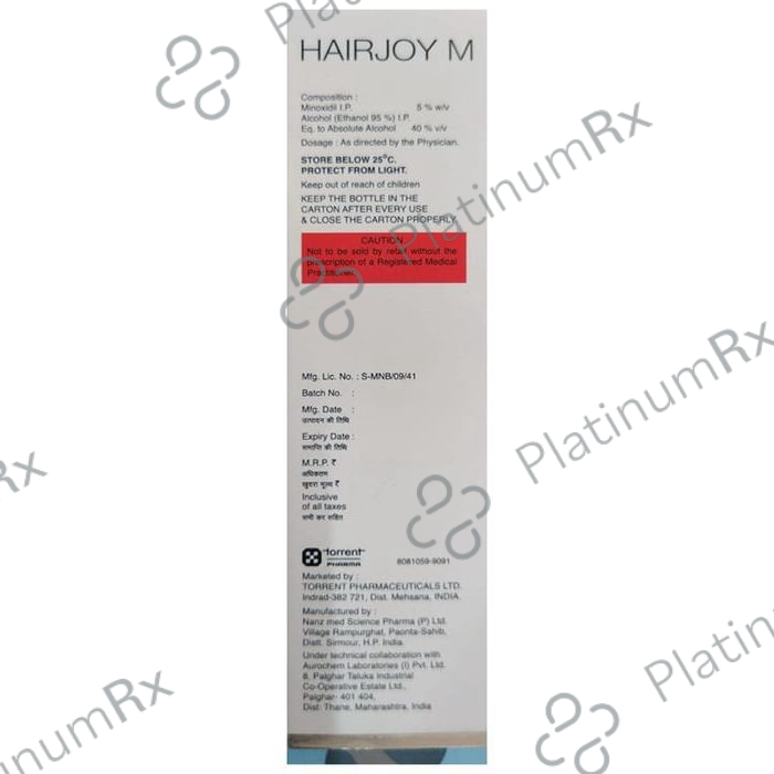 Hairjoy M 5% Topical Solution