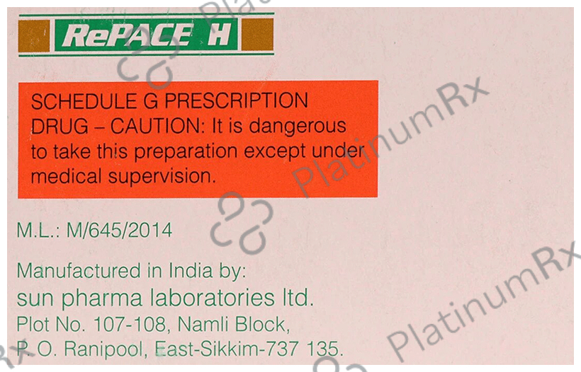 Repace H 12.5/50mg Tablet 10s