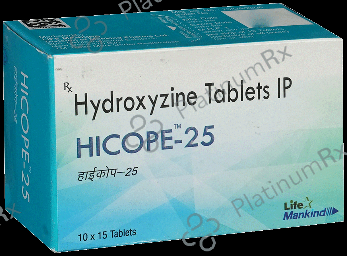 Hicope 25mg Tablet 15s