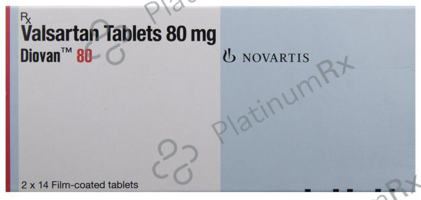 Diovan 80mg Tablet 14s