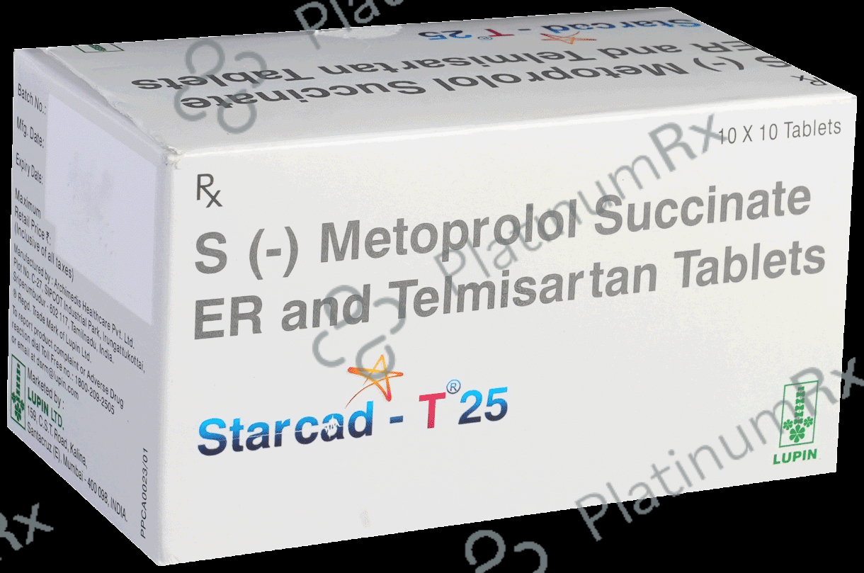 Starcad T ER 25/40mg Tablet 10s