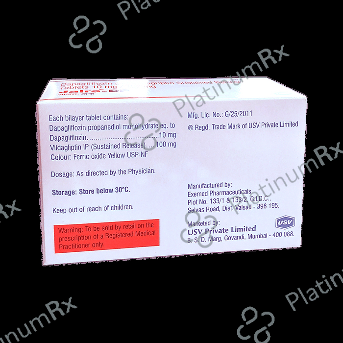 Jalra DP 10/100mg Tablet SR 10s