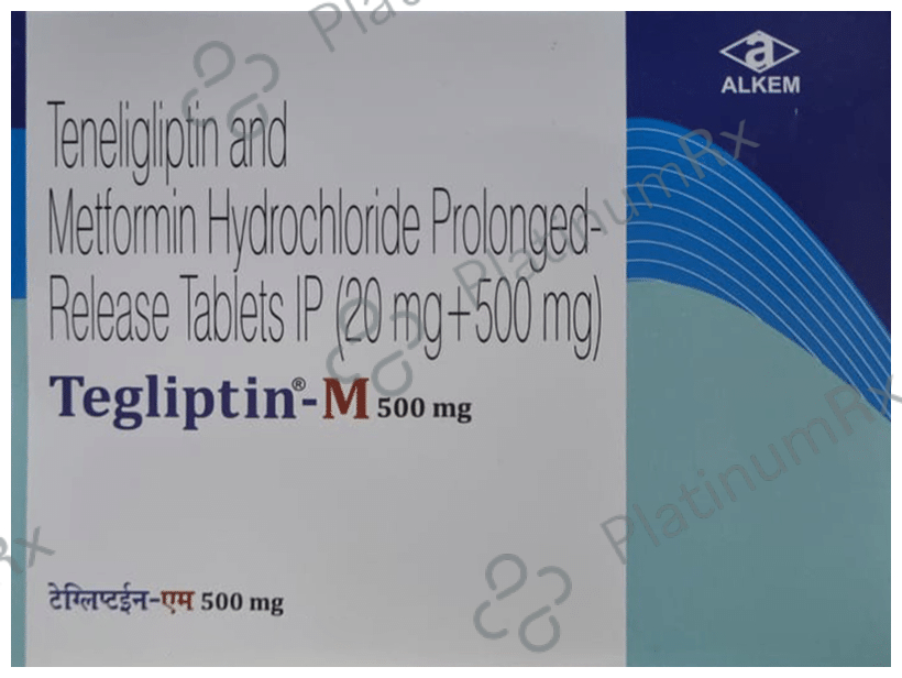 Tegliptin-M 500mg Tablet PR