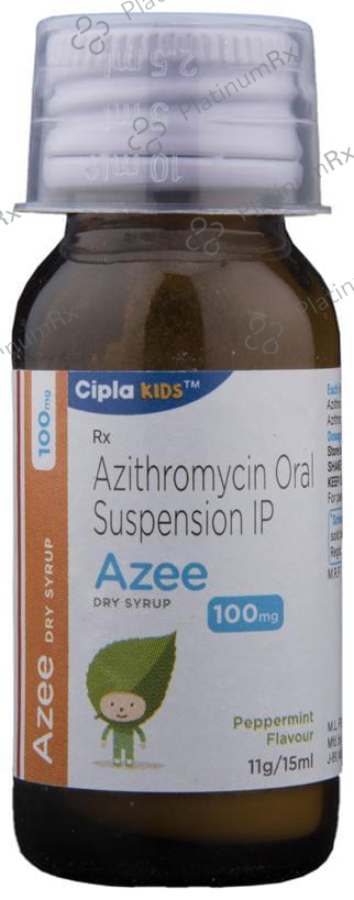 Azee 100mg Dry Syrup Peppermint