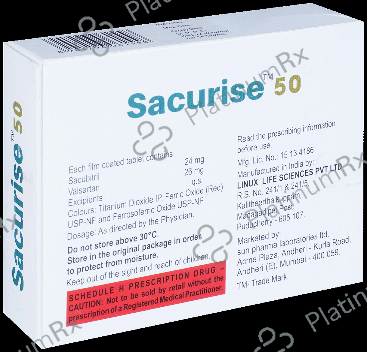 Sacurise 24/26mg Tablet 14s