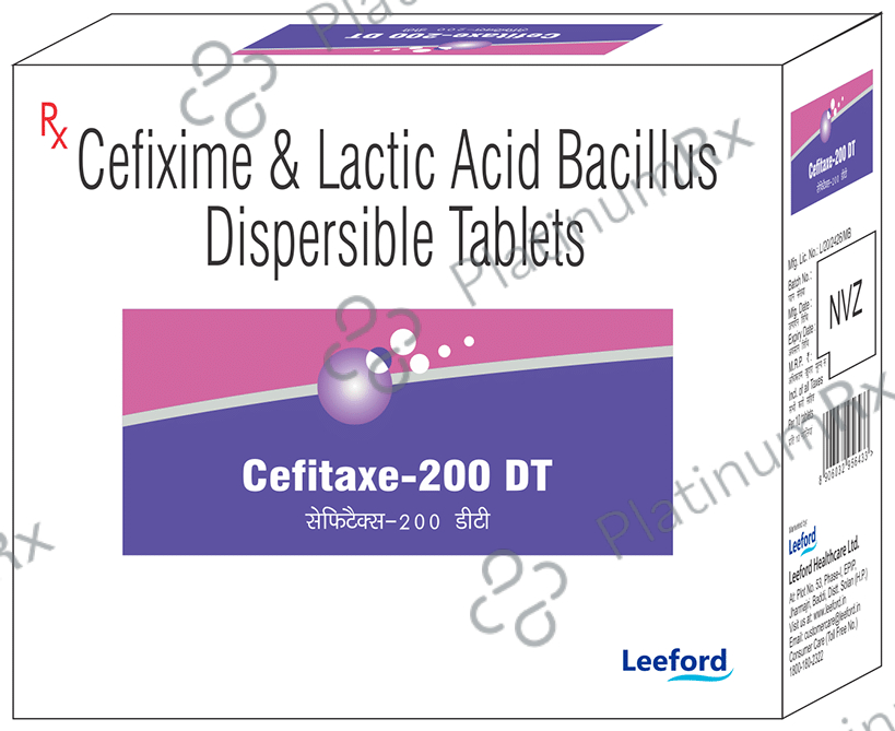 Cefitaxe 200mg/60M Tablet DT 10s