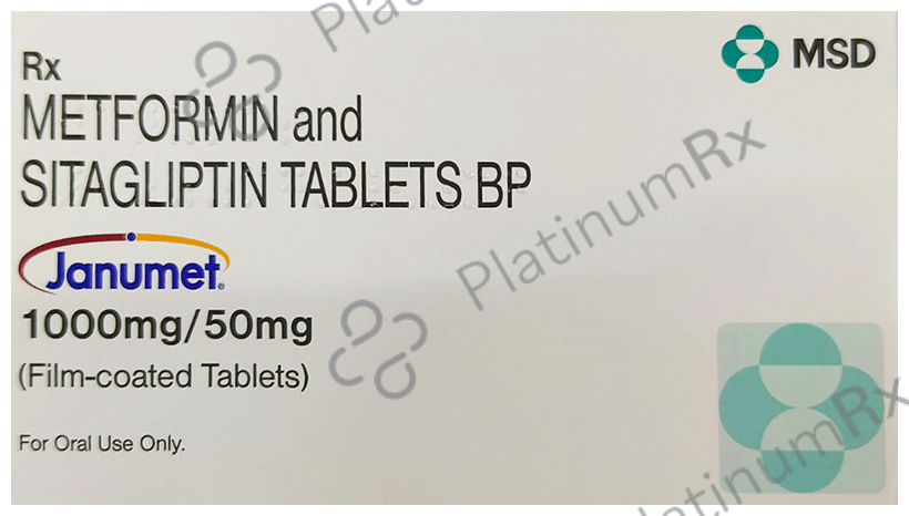 Janumet 50/1000mg Tablet 15s