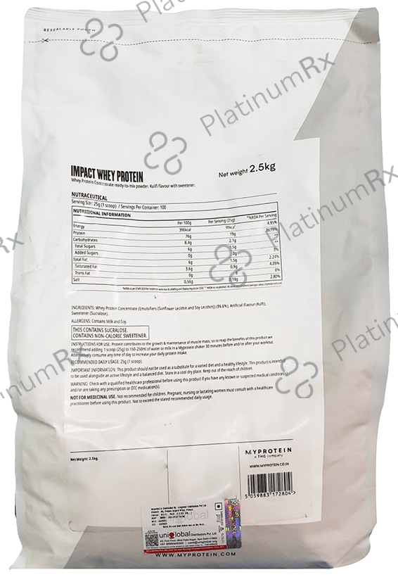 Myprotein Impact Whey Isolate Powder Kulfi