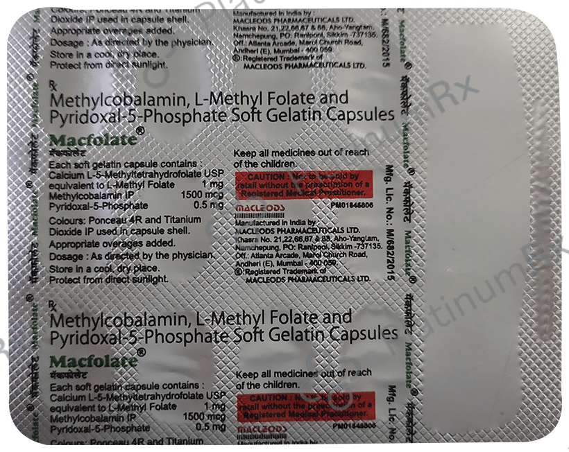 Macfolate Soft Gelatin Capsule 15s